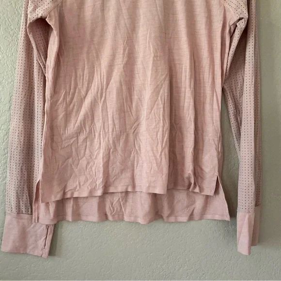 Sweaty Betty Breeze Merino Long Sleeve Athletic Running Top Pink  Medium - Picture 4 of 8